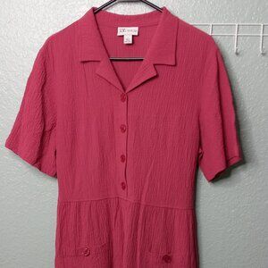 Women's Sun Dress by The TOG Shop, Size Large, Light Red, A400